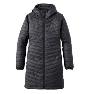 Saks Fifth Avenue Packable Long Black Puffer